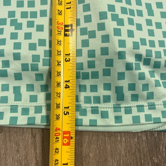 Nike Women's Dri-FIT UV 17" Grid Print Golf Skort Aqua Blue Green Size M - Picture 5 of 14